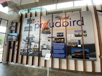 the proudbird exhibit at the museum